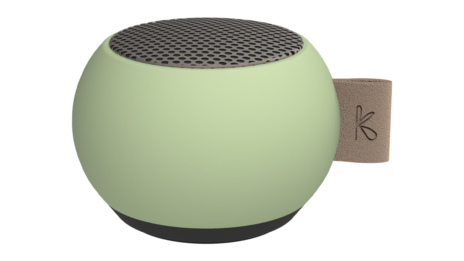 A Kreafunk aGO mini Portable Bluetooth Speaker in stylish green colour