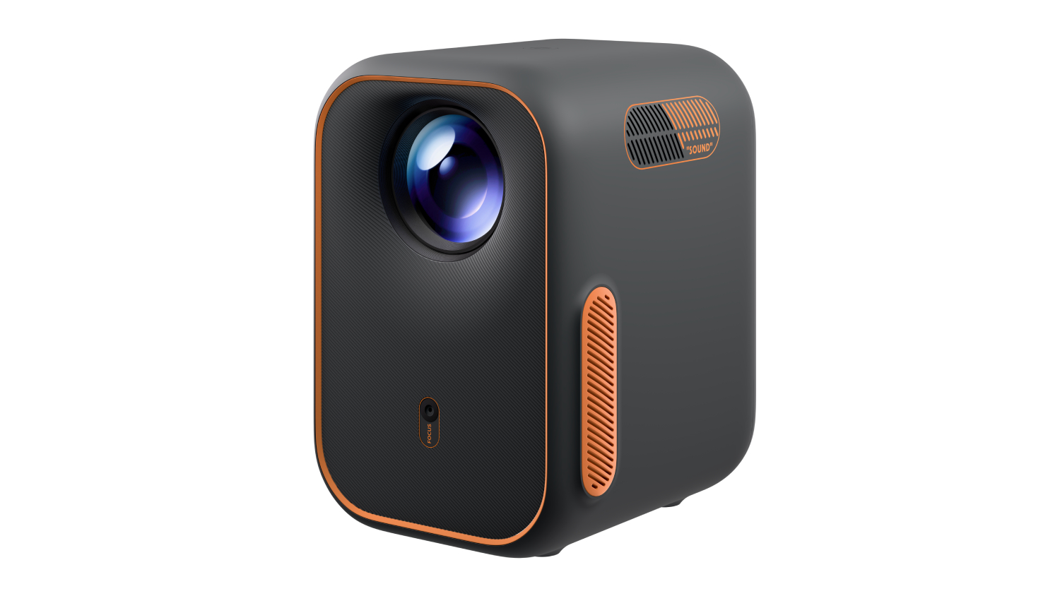 A side view of the Konic Smart FHD Portable Projector