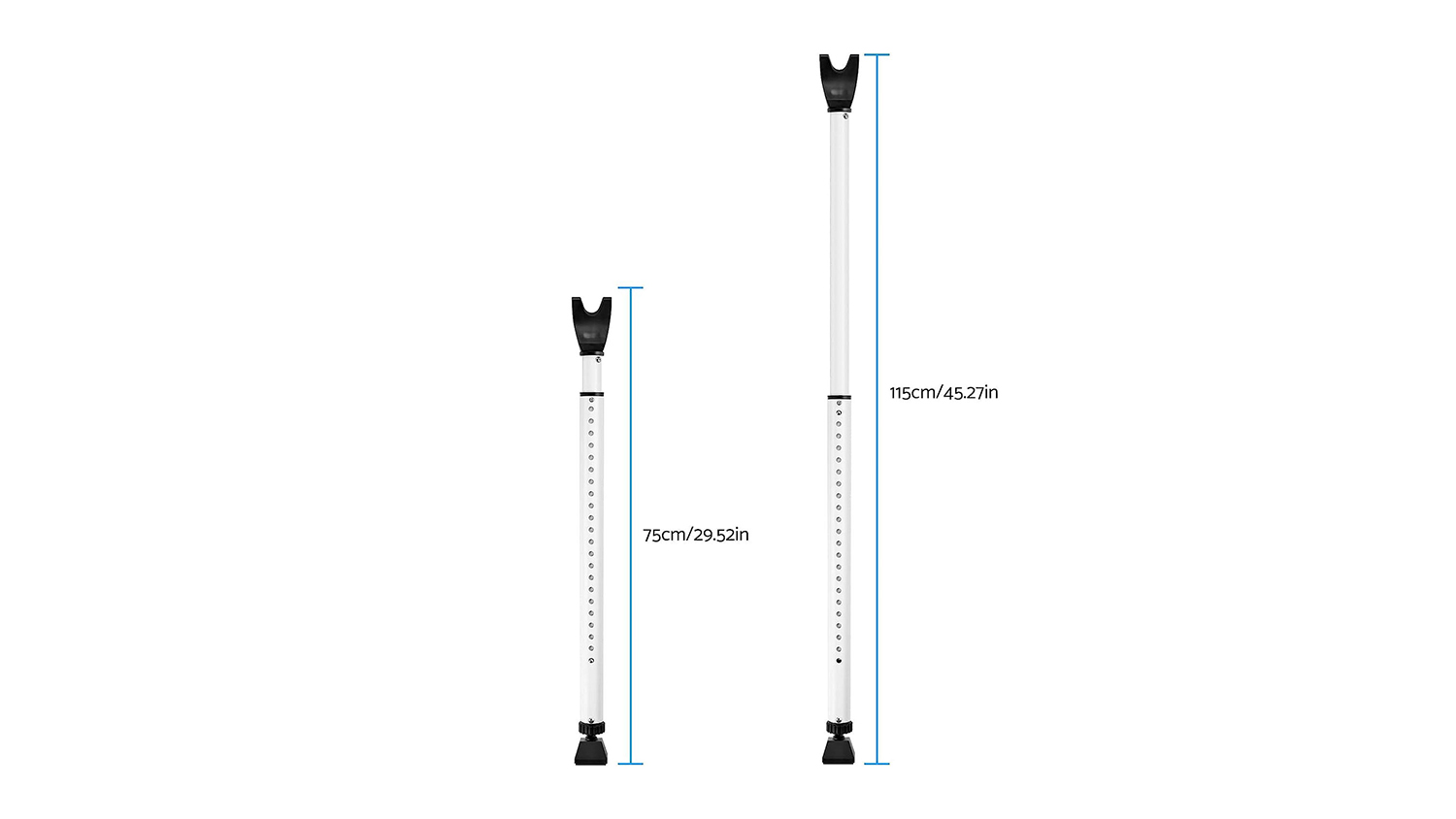 Kmall 2-in-1 Security Bar for Hinged Doors, Sliding Doors