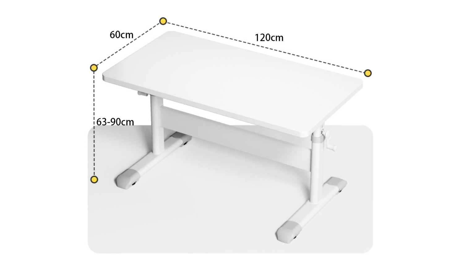 Kmall Children's Adjustable Desk 120 x 60cm