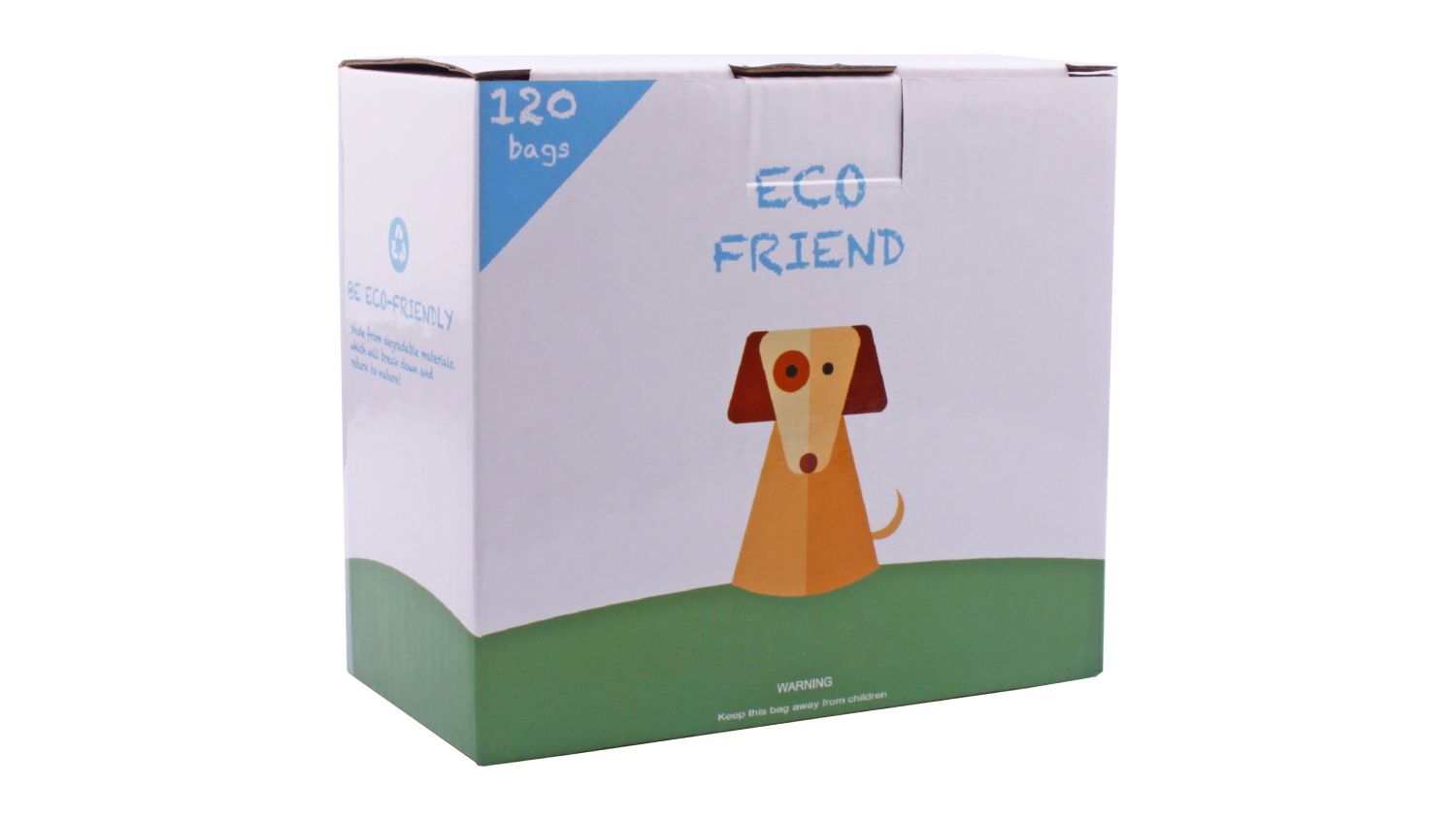 Eco-friendly dog waste bag box