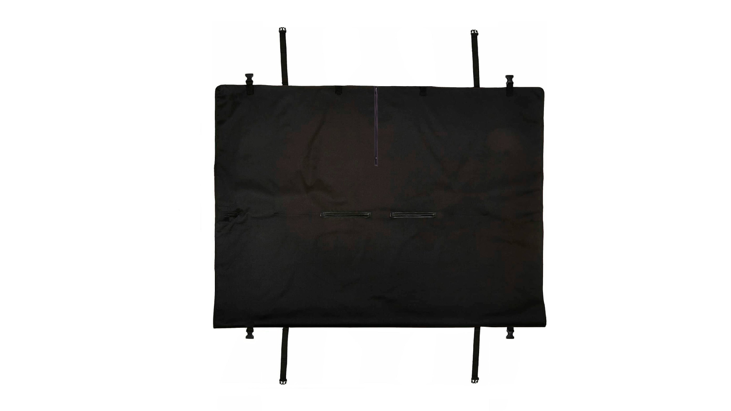 Black Kmall waterproof rear car seat cover with adjustable straps