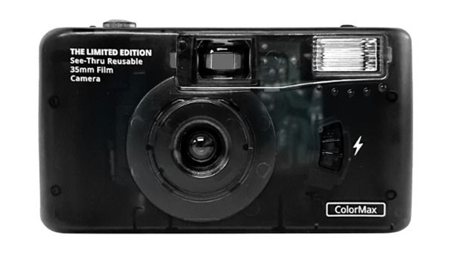 A Kodak Premium Film Camera in a translucent black colour