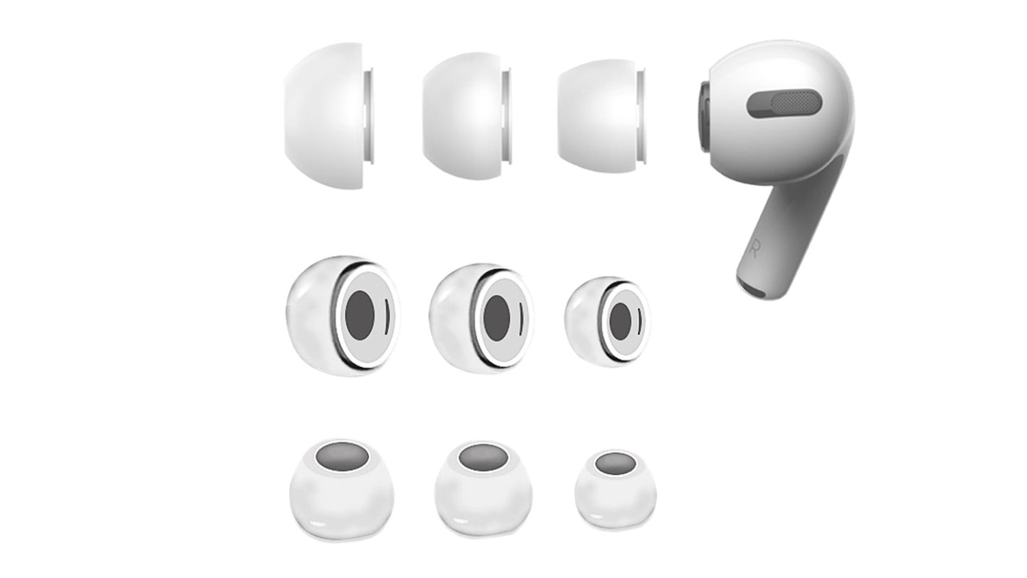 Kmall Replacement Ear Tips for Airpods Pro/Airpods Pro 2