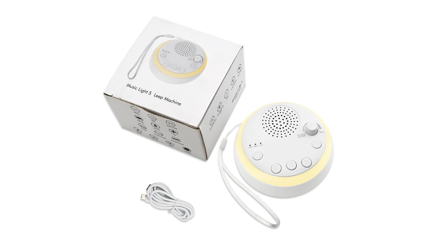 Kmall Compact White Noise Machine with Timer