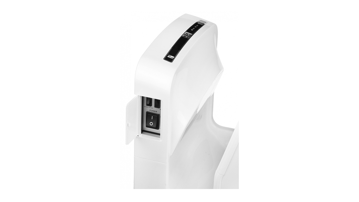 MyWashroom High Performance Jet Hand Dryer with Brushless Motor, Double HEPA Filter - White