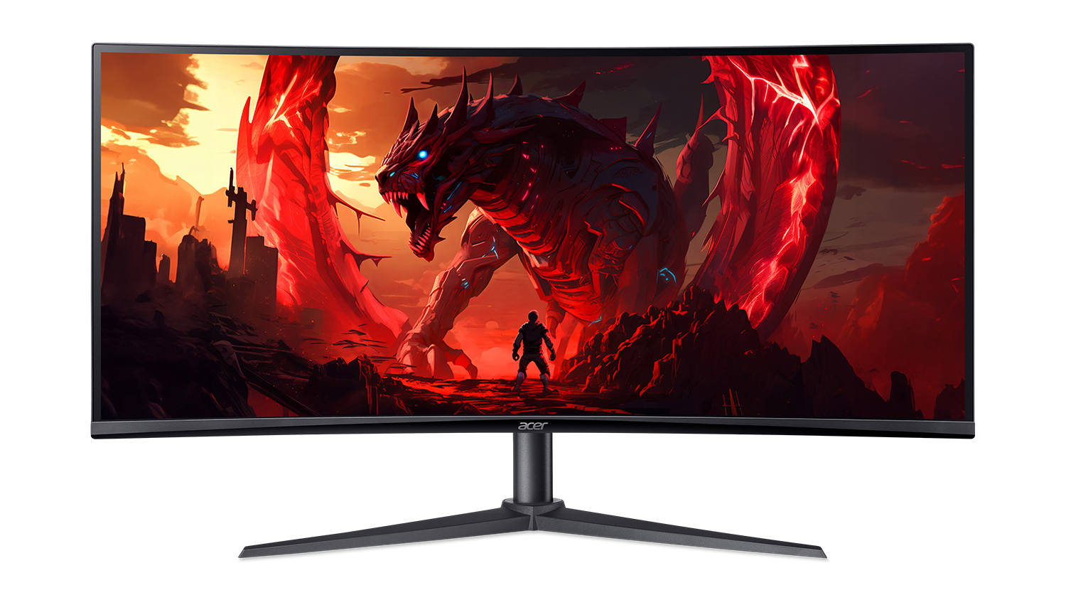 Acer Nitro 34" QHD Gaming Monitor with wide stand