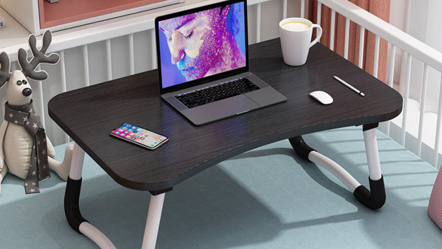 Kmall Portable Folding Laptop Table 120 x 60cm