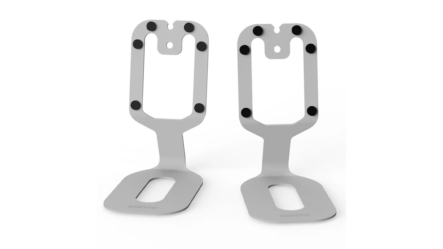Kanto SU2W Rear-Mounted Desktop Speaker Stands 2pcs. - White