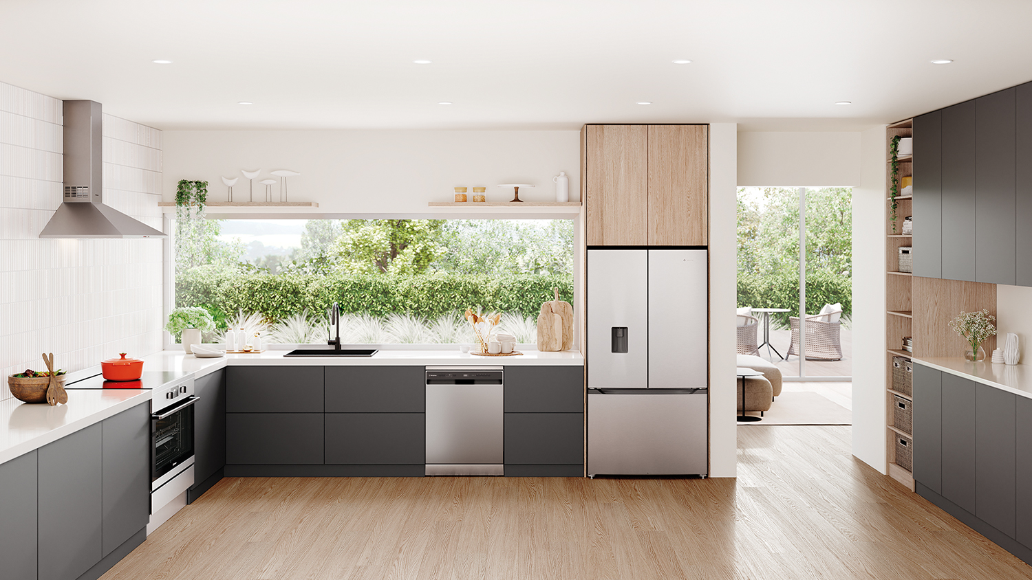 Westinghouse 14 Place Setting Freestanding Dishwasher - Stainless Steel (WSF6604XC)