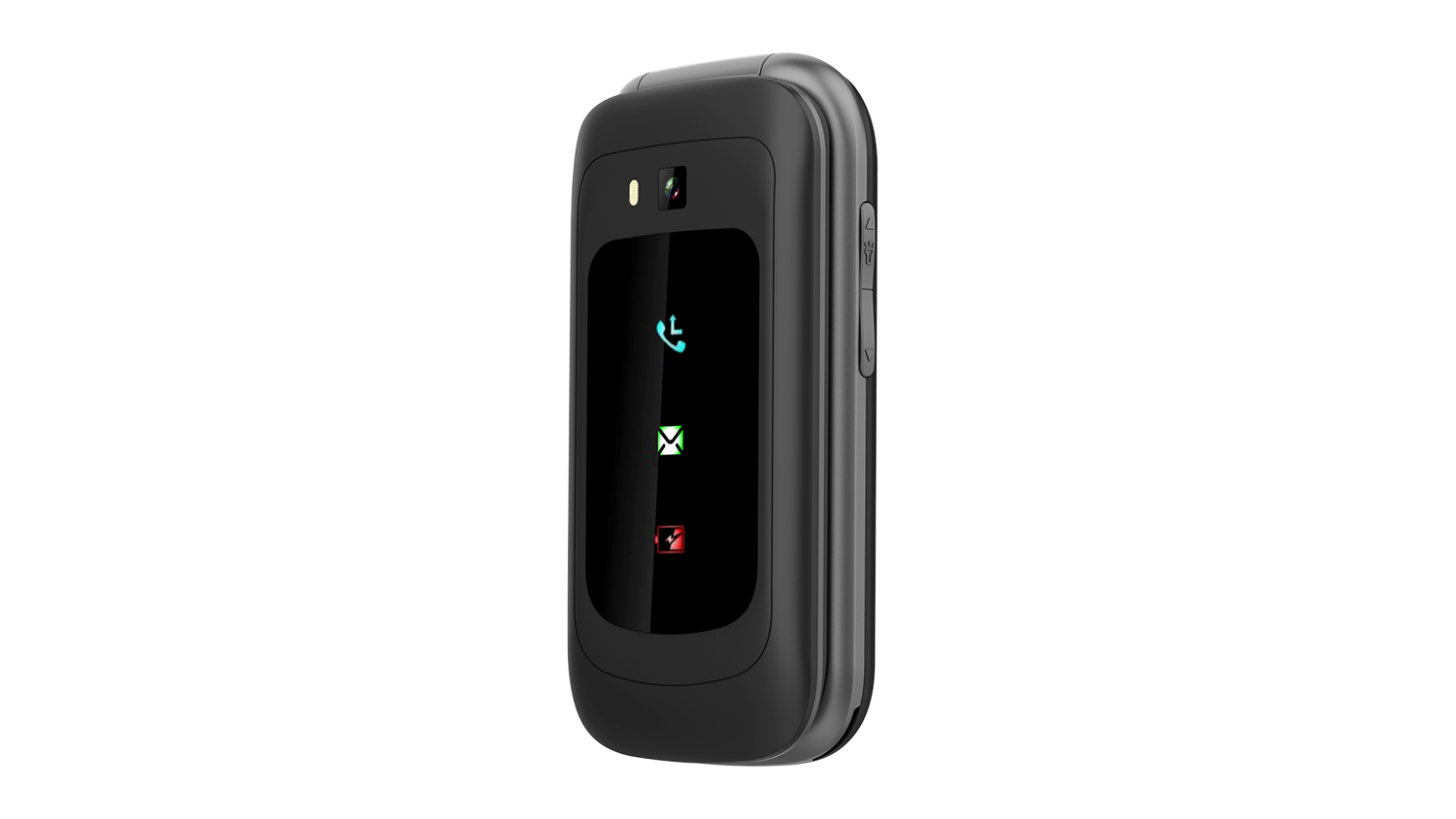Opel Mobile TouchFlip 4G 4GB Mobile Phone - Black (Open Network)