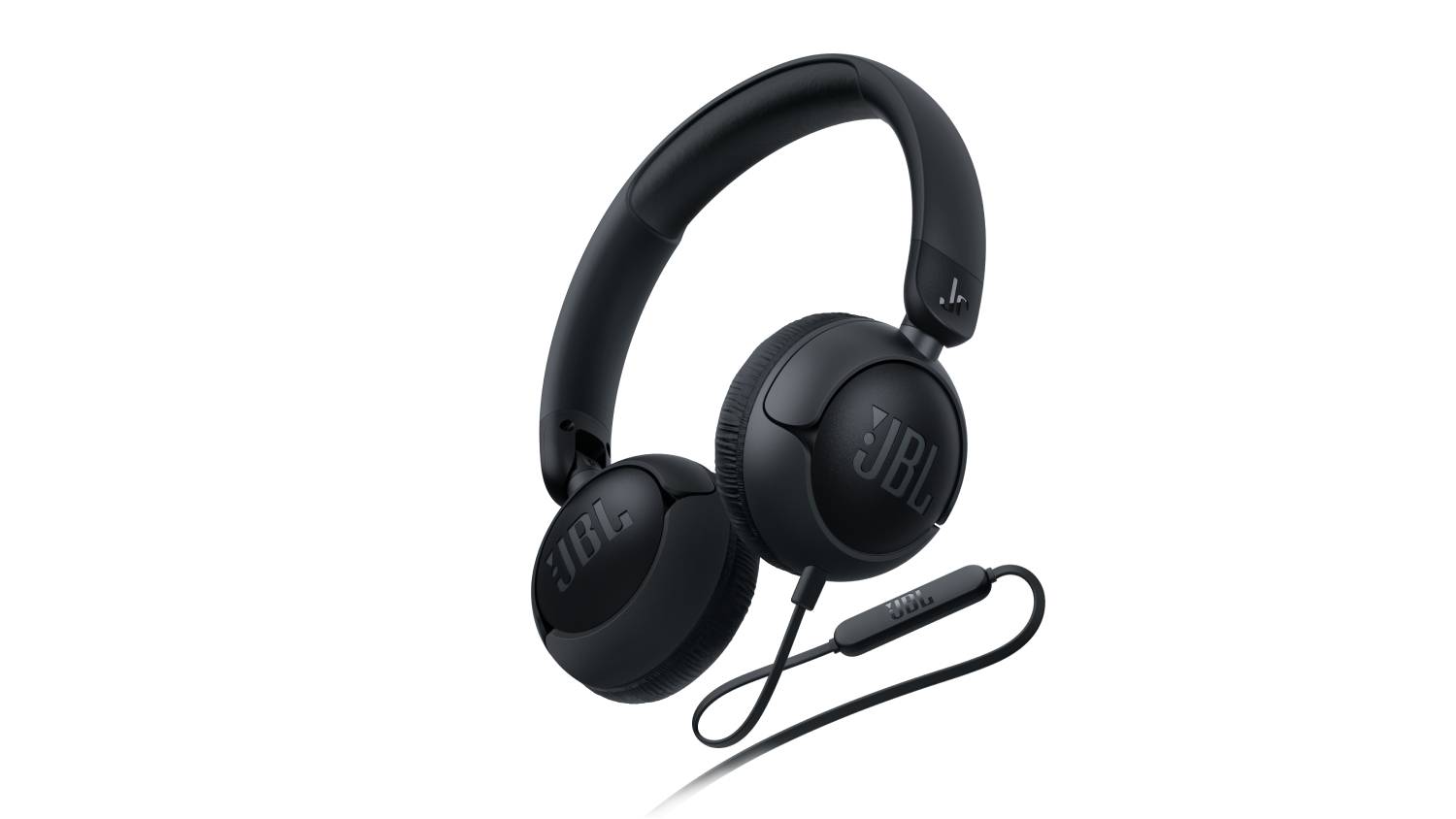 JBL Junior 320 Wired On-Ear Headphones - Black (JBLJR320BLK)