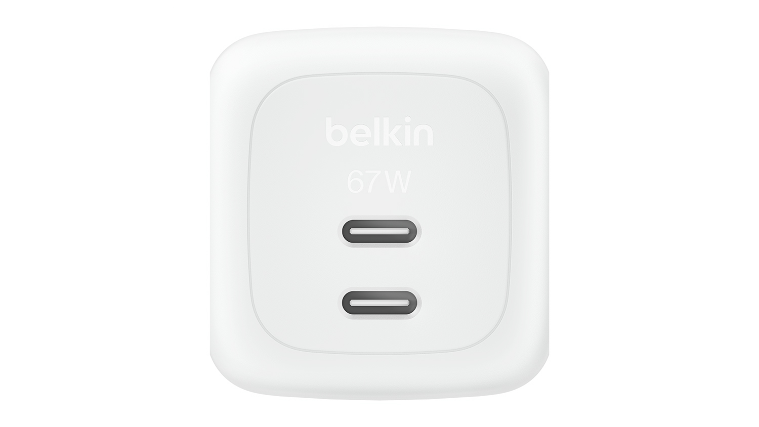 Belkin BoostCharge Pro 67W 3-Port GaN Wall Charger - White (WCH020auWH)