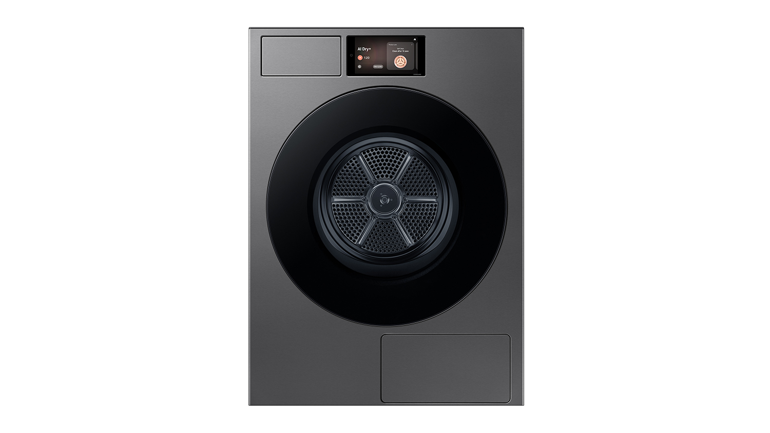 Samsung 17kg Bespoke Heat Pump Smart AI Dryer in a sleek grey colour