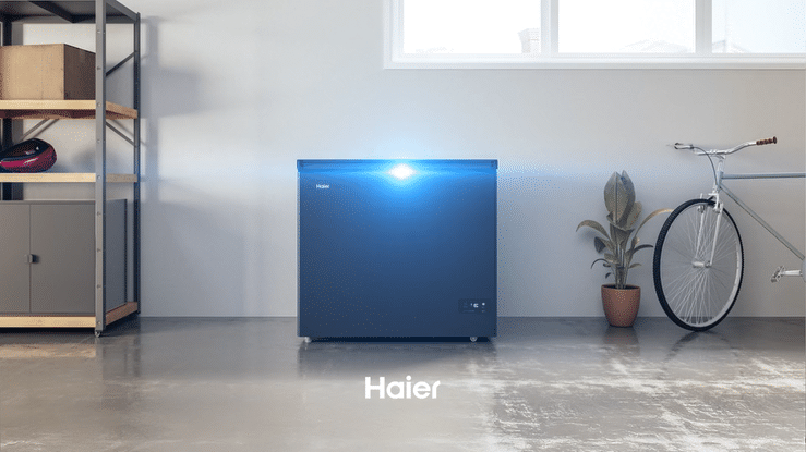 Haier 195L Chest Freezer - Grey (500 Series/ HCF200FI)