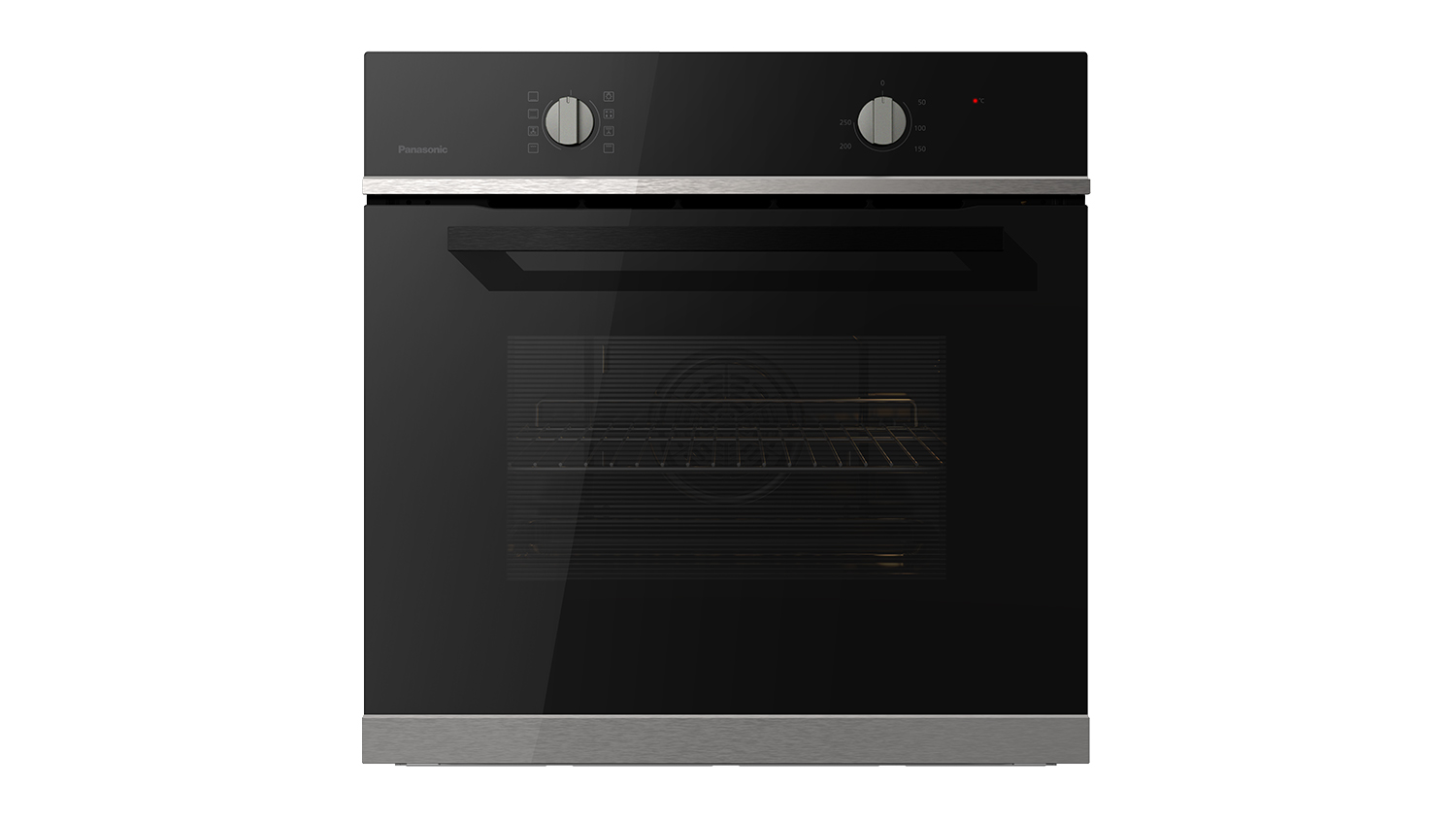 Panasonic 60cm Built-In Oven in a sleek black colour