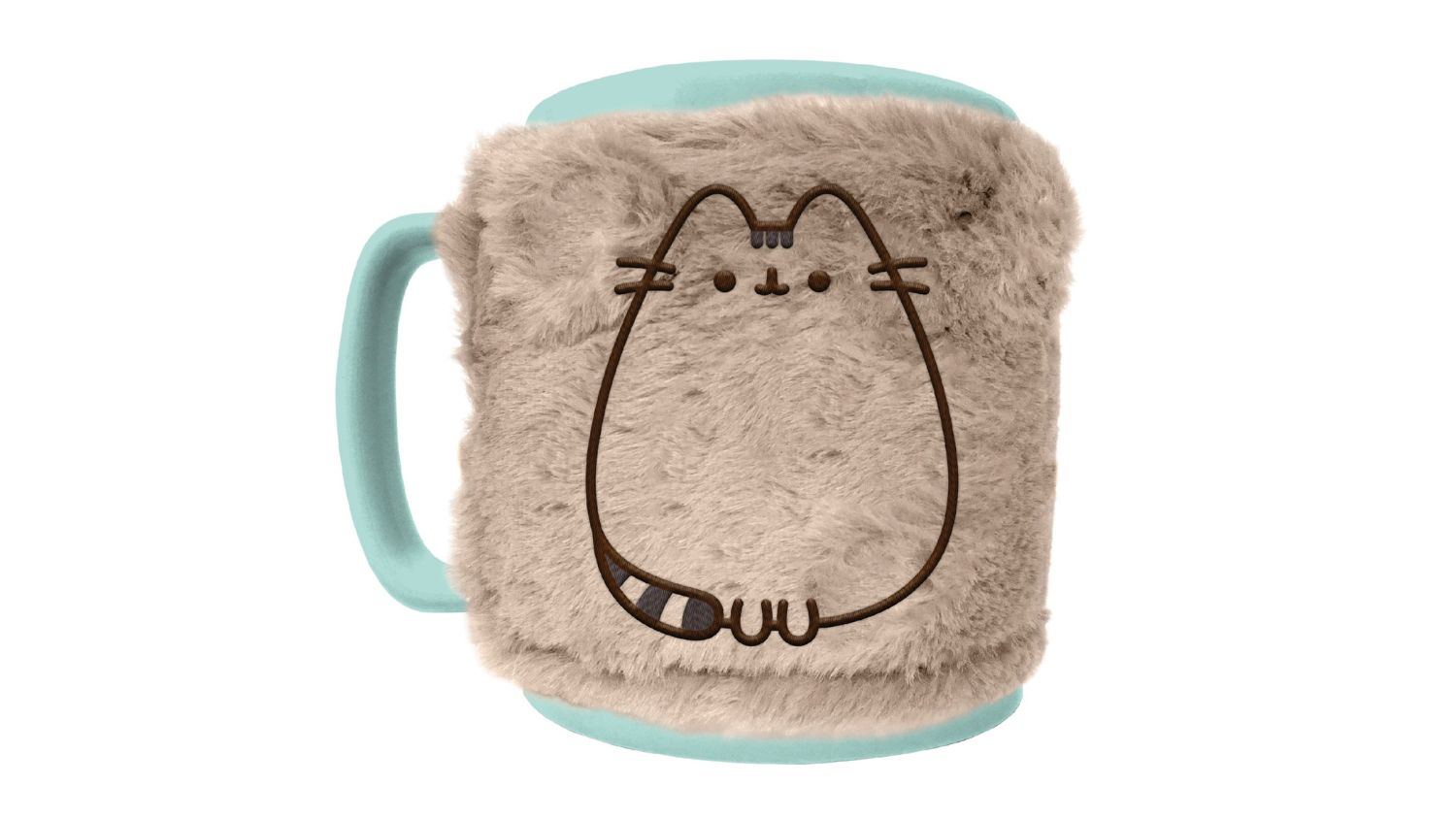 IM Novelty Fuzzy Mug with Removable Sheath - Pusheen