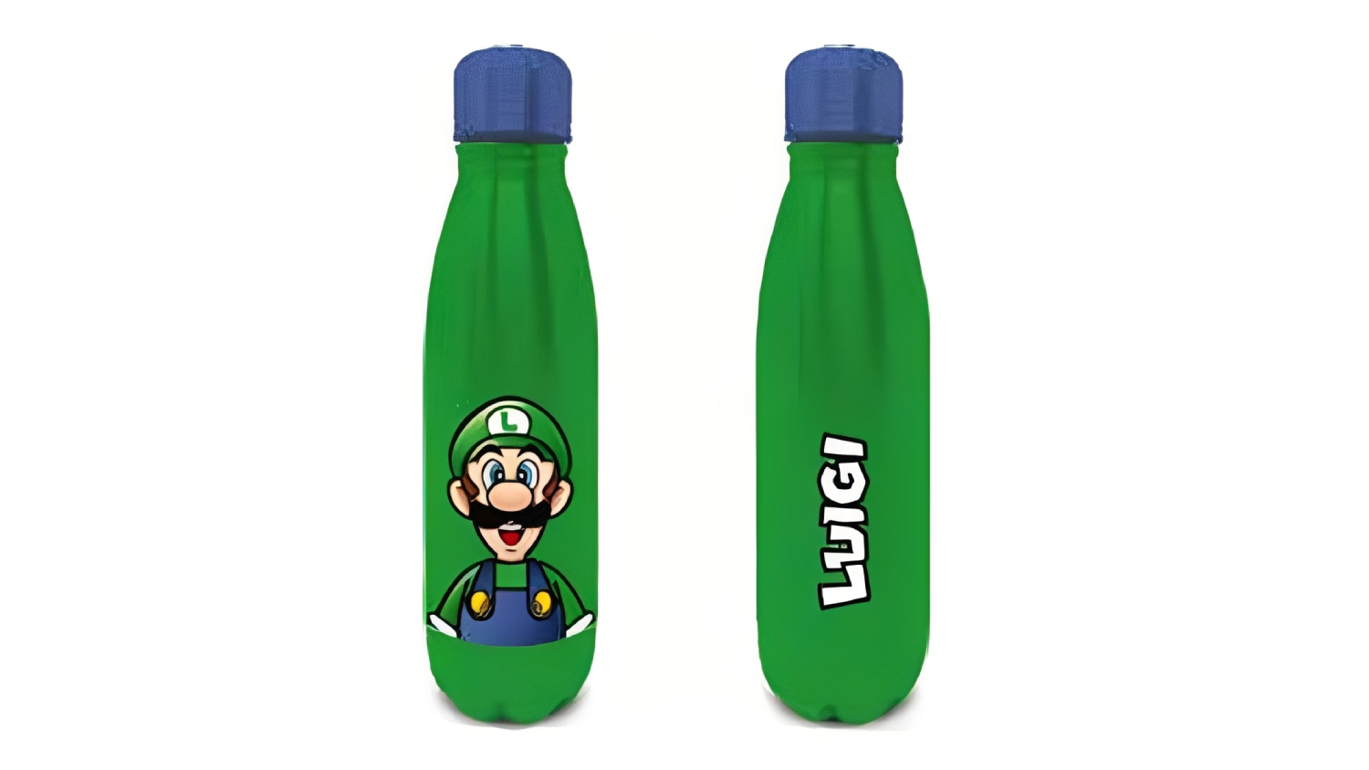 A front view of the IM metal Luigi water