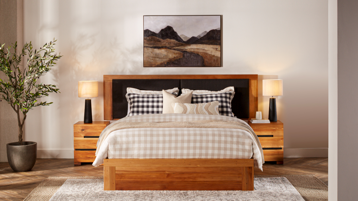 Nelson Super King Upholstered Bed Frame