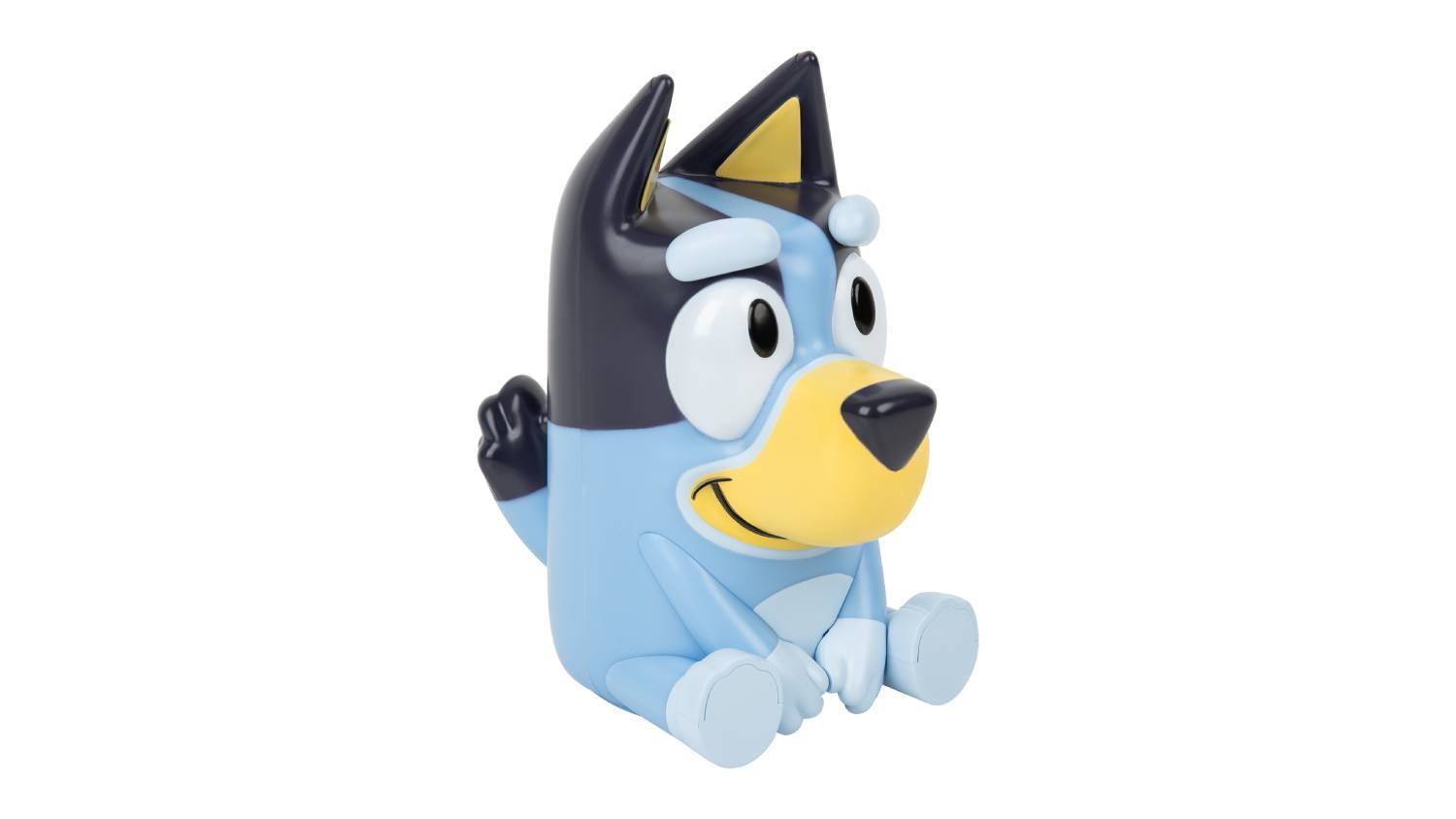 Paladone GloBuddies Light featuring Bluey, a blue cartoon dog character sitting with a cheerful expression