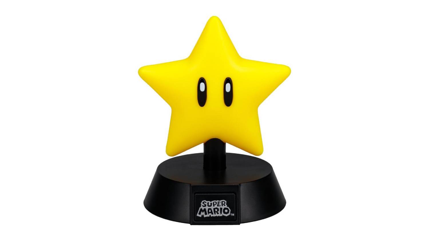 Paladone Super Star Icon Light shaped like the classic Super Mario power-up
