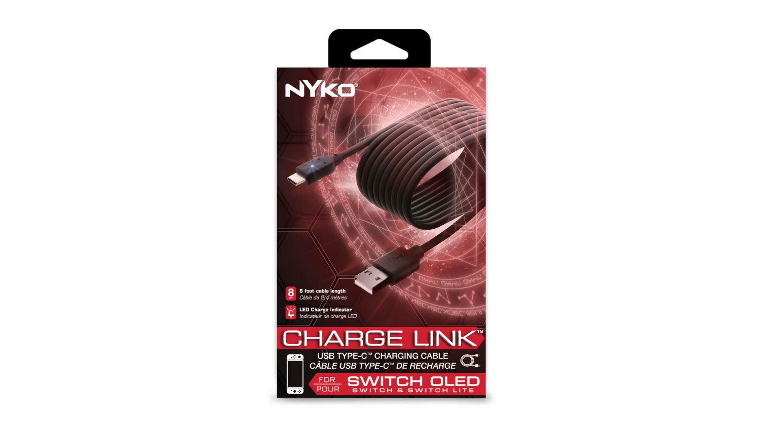 Nyko Charge Link USB to USB-C Cable for Switch OLED