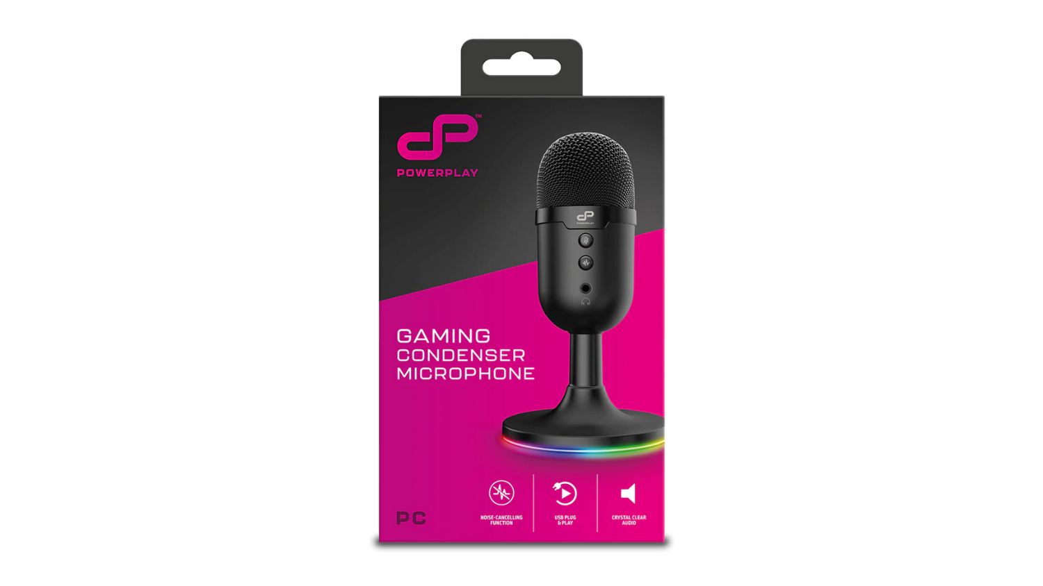 Powerplay RGB Gaming Condenser Microphone