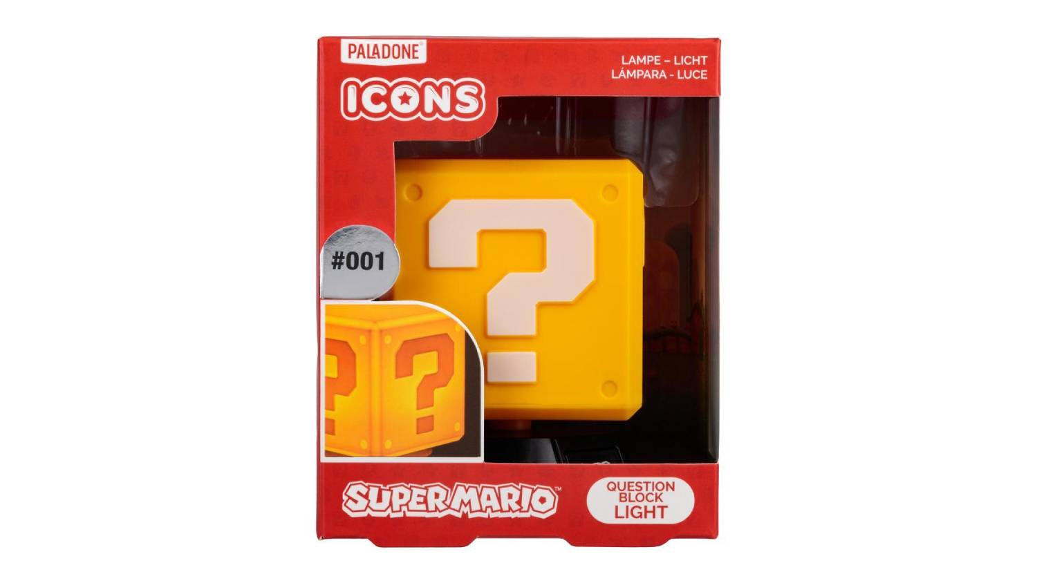 Paladone Novelty Desk Light - Question Block