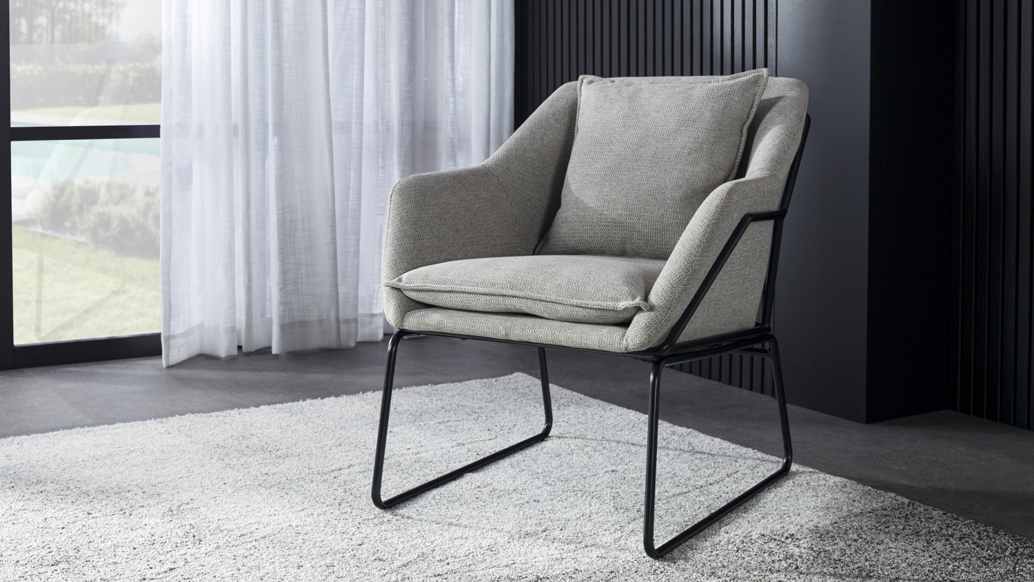 Mercer Accent Fabric Chair