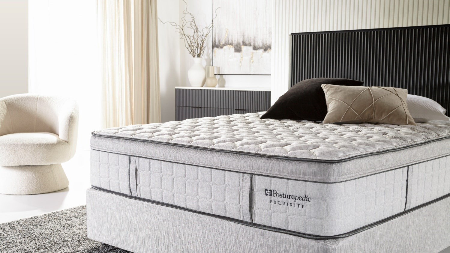 Exquisite Aspen Extra Firm Extra Long Single Mattress by Sealy Posturepedic