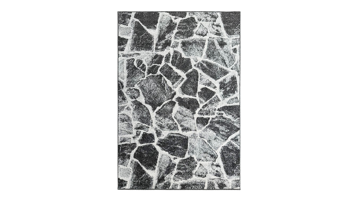 Asana Stone Rug 160 x 230cm - Black/Grey