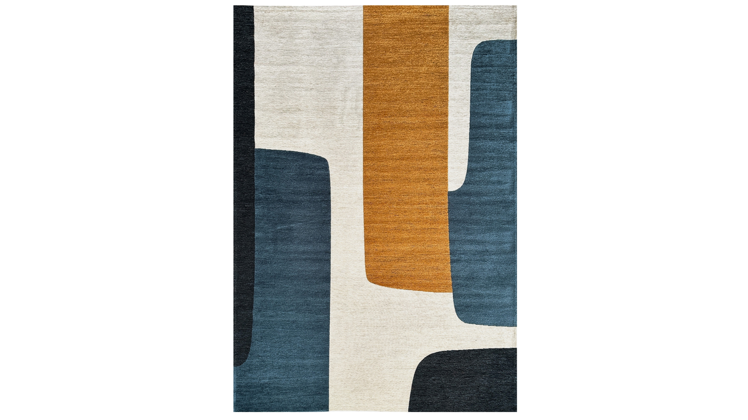 Marlow Noxa Rug 200 x 290cm - Blue/Mustard