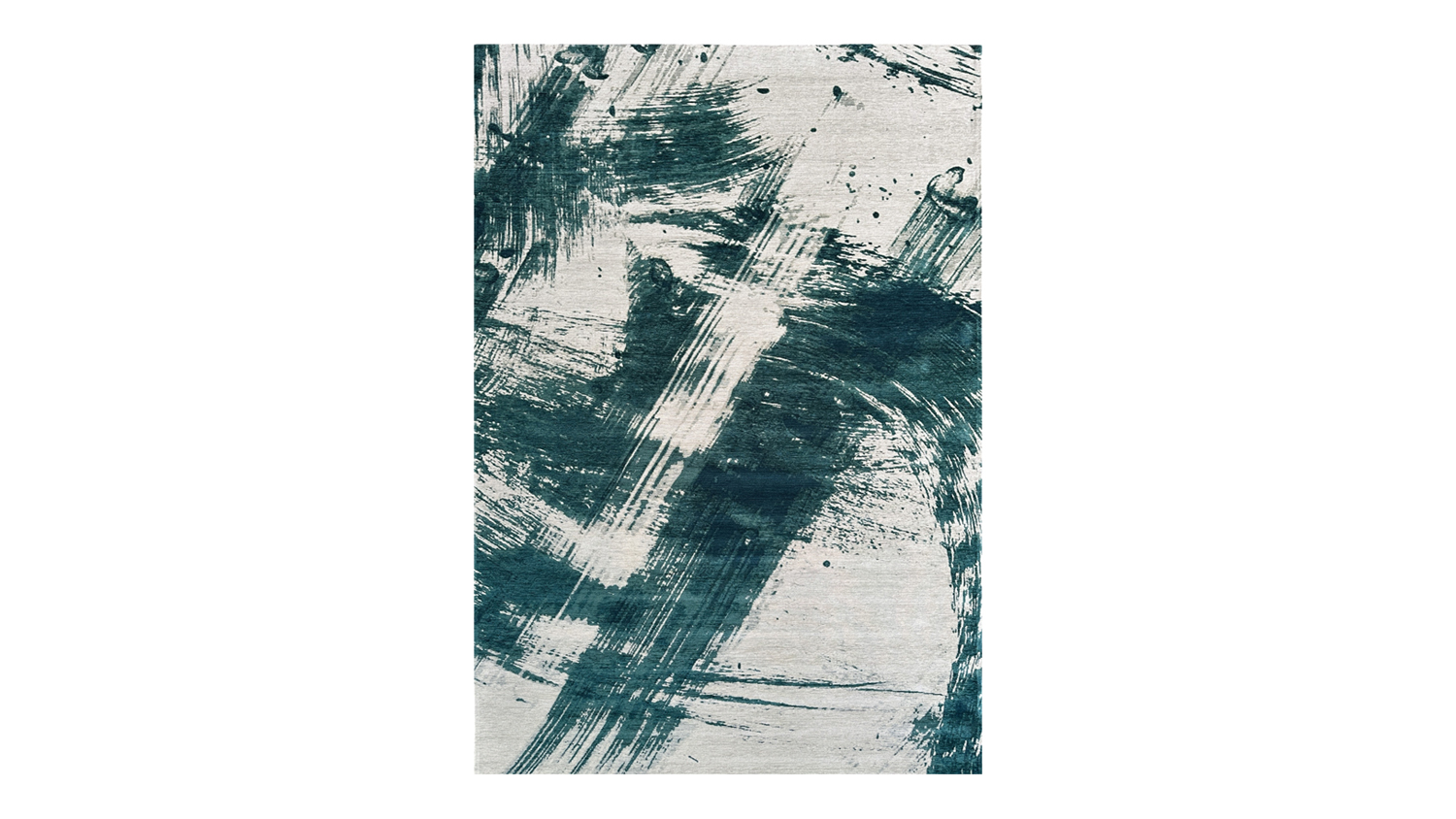 Aubrey Brassa Rug 155 x 230cm - Beige/Deep Teal
