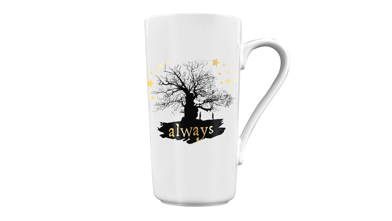 An IM Novelty Grande Mug with Whomping Willow design