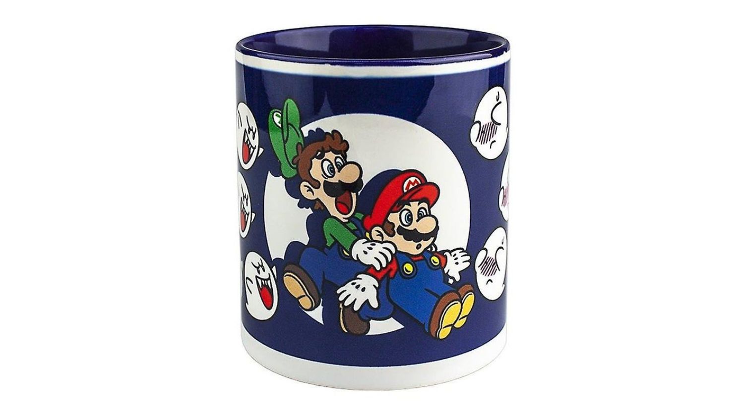 A front view of the Super Mario novelty mug