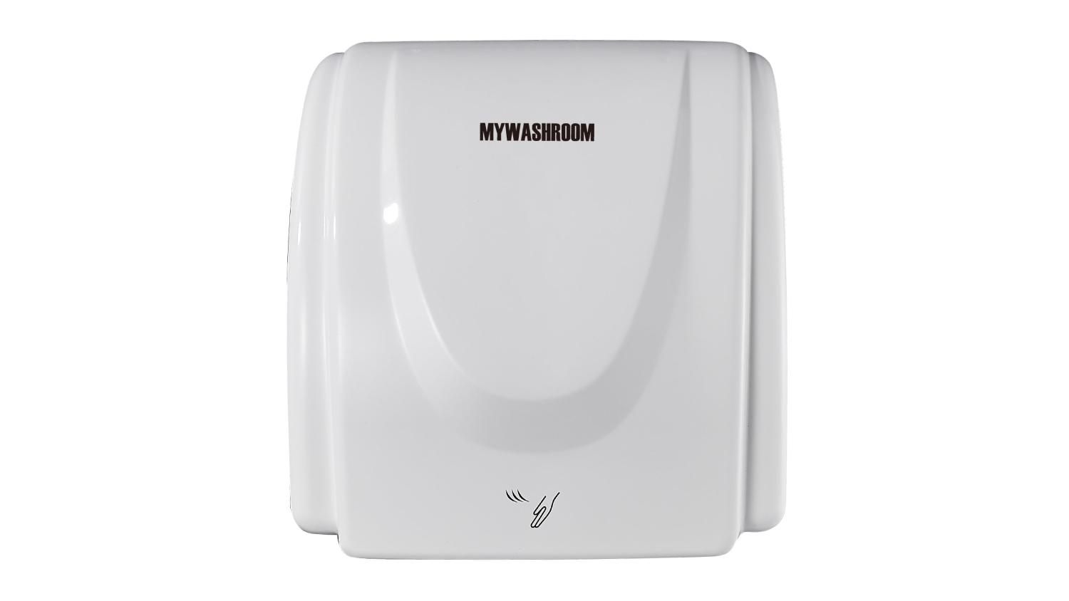 A front view of the MyWashroom Automatic Modern High Speed Hand Dryer