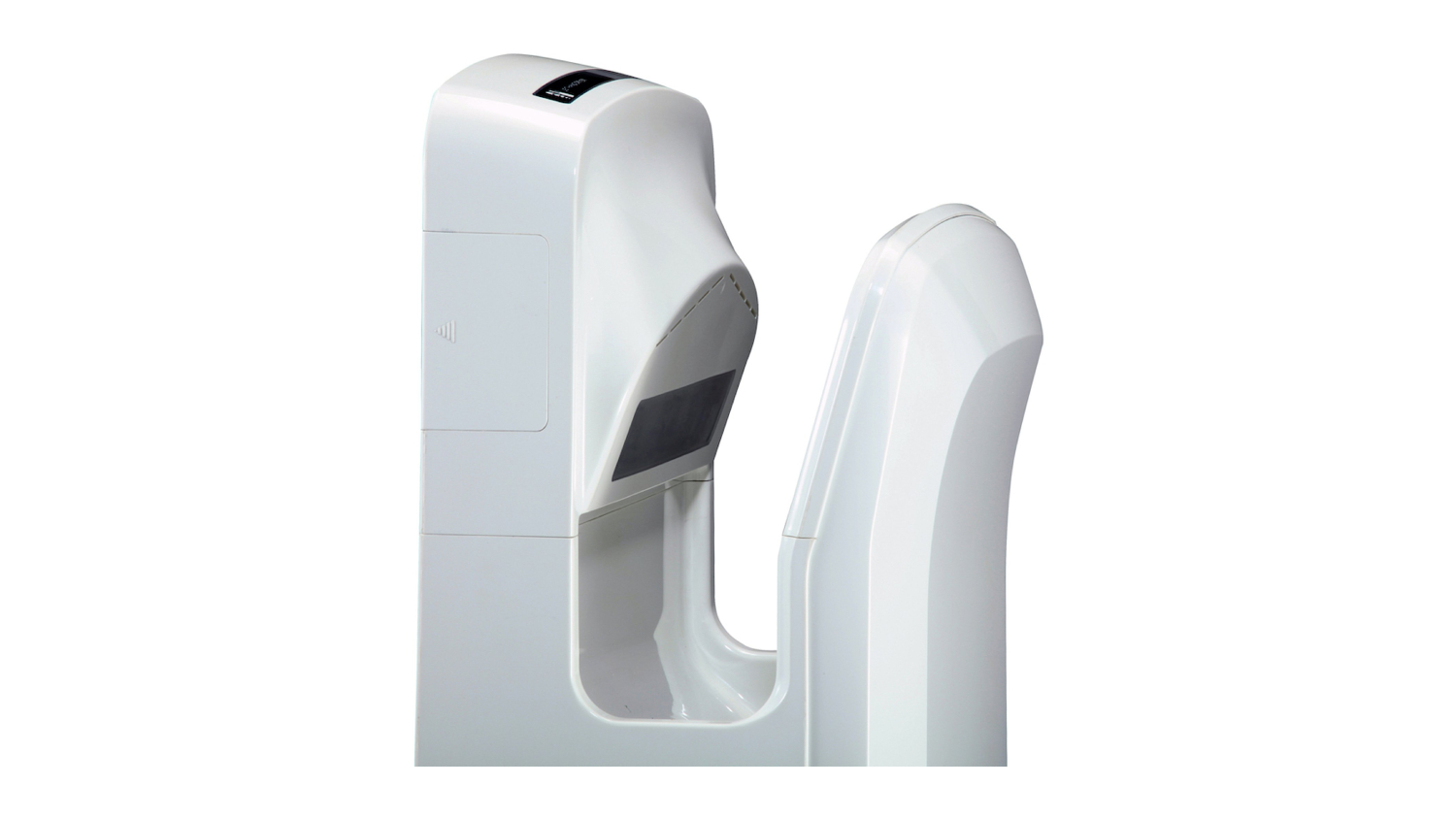 MyWashroom Automatic Wall Mounted Commercial Jet Hand Dryer with Brush Motor - White