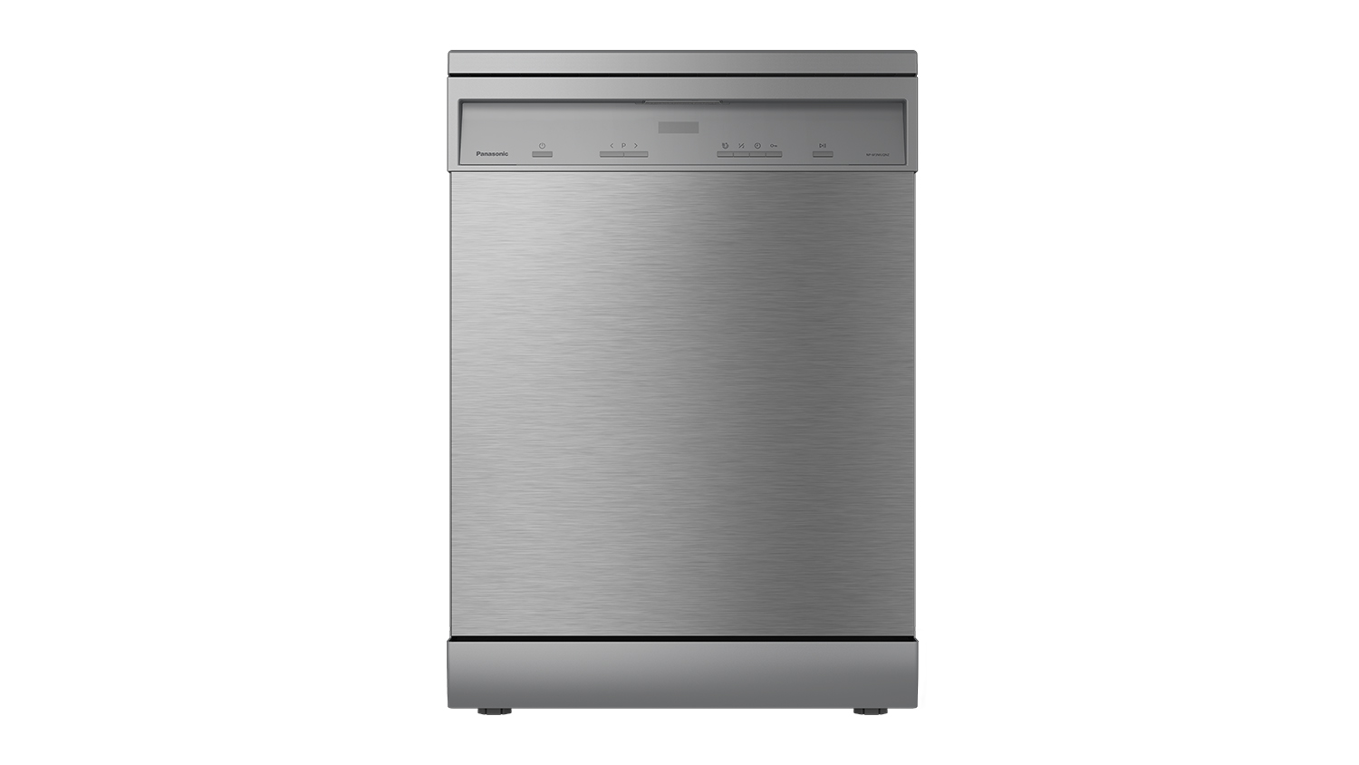 Panasonic 14 Place Setting Freestanding Dishwasher in robust stainless steel
