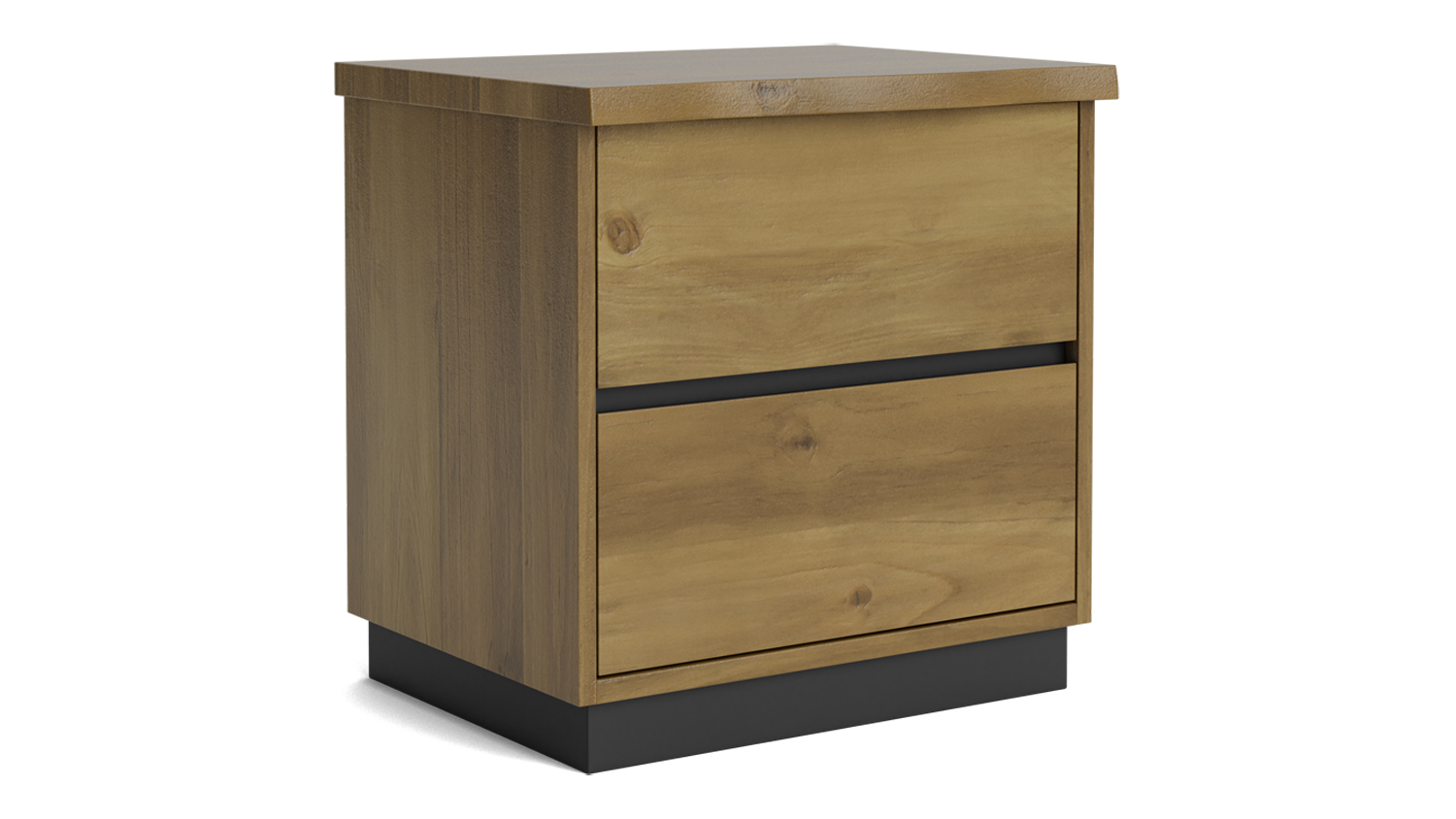 Neo 2 Drawer Bedside Table