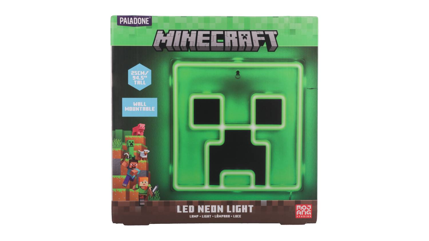 Paladone Novelty LED Neon Light - Creeper Head