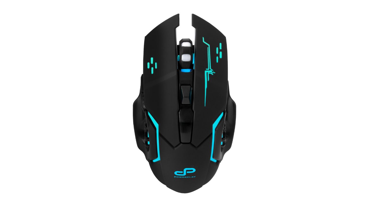 Black Powerplay wireless gaming mouse with LED lights