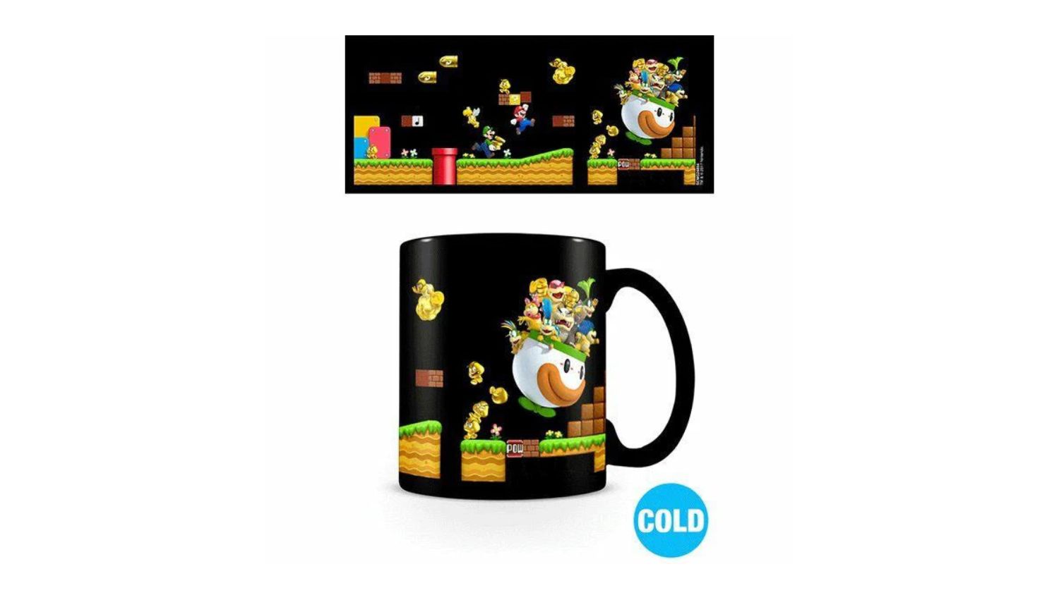 IM Heat-Changing Mug - Super Mario Gold Rush