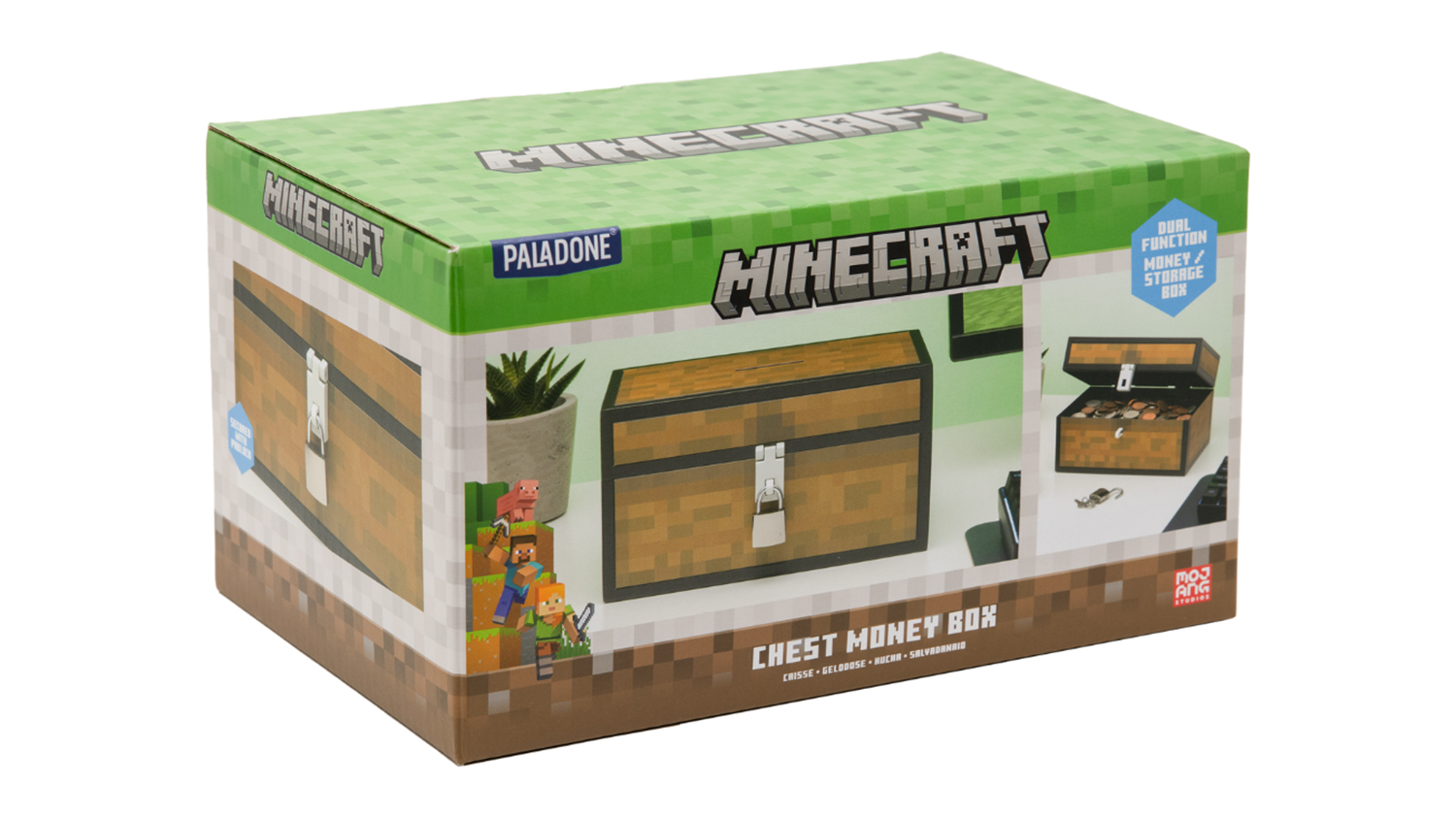 Paladone Novelty Coin Box - Minecraft Chest