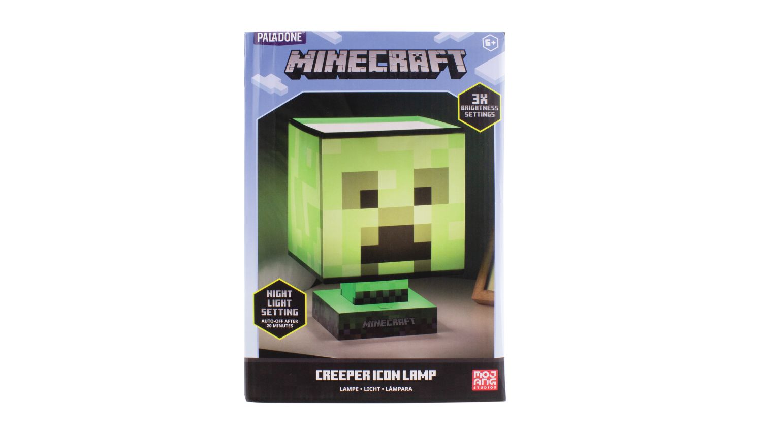 Box packaging of Paladone Minecraft Creeper Icon Lamp