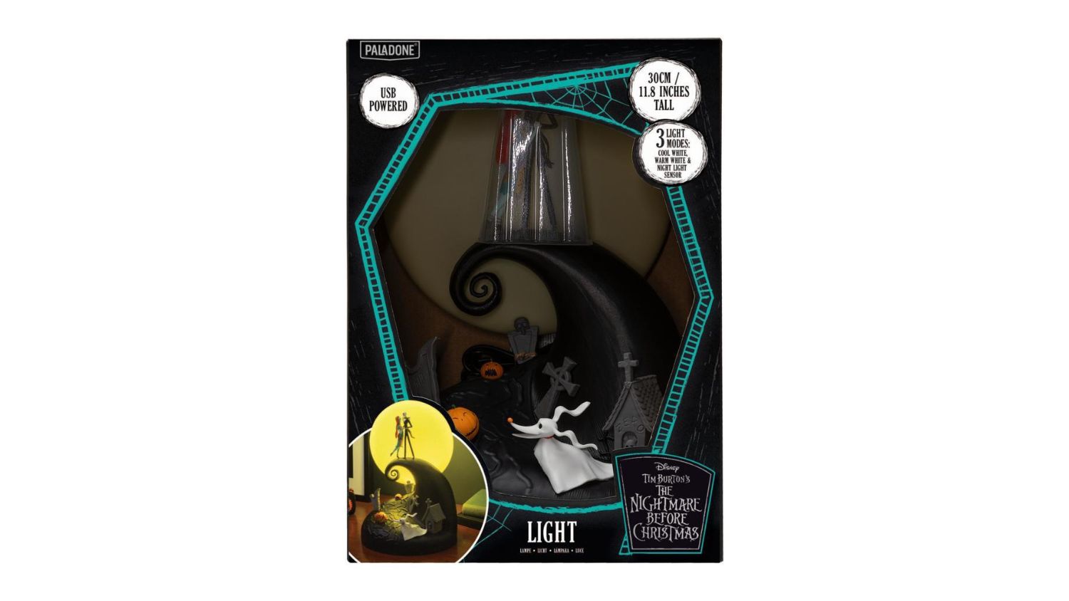 Paladone Diorama Desk Light - Nightmare Before Christmas