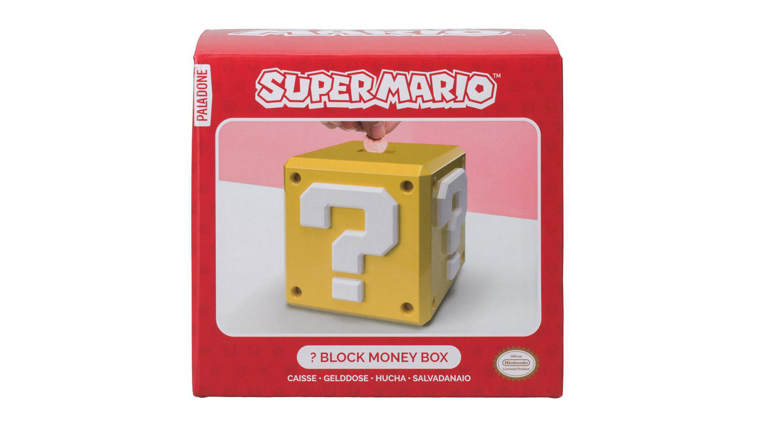 Paladone Novelty Coin Box - Question Block