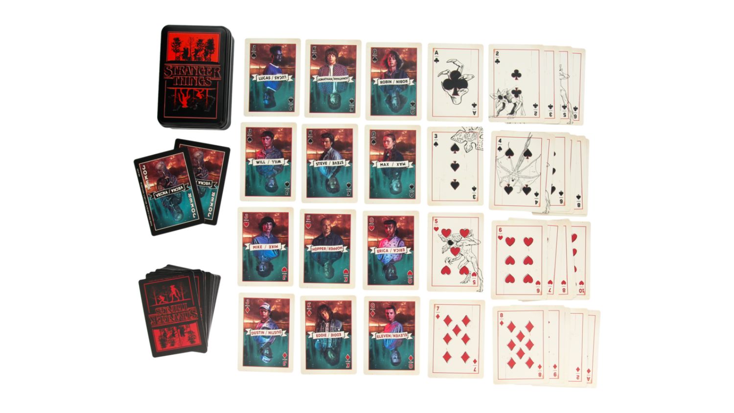 Paladone Themed Playing Cards - Stranger Things