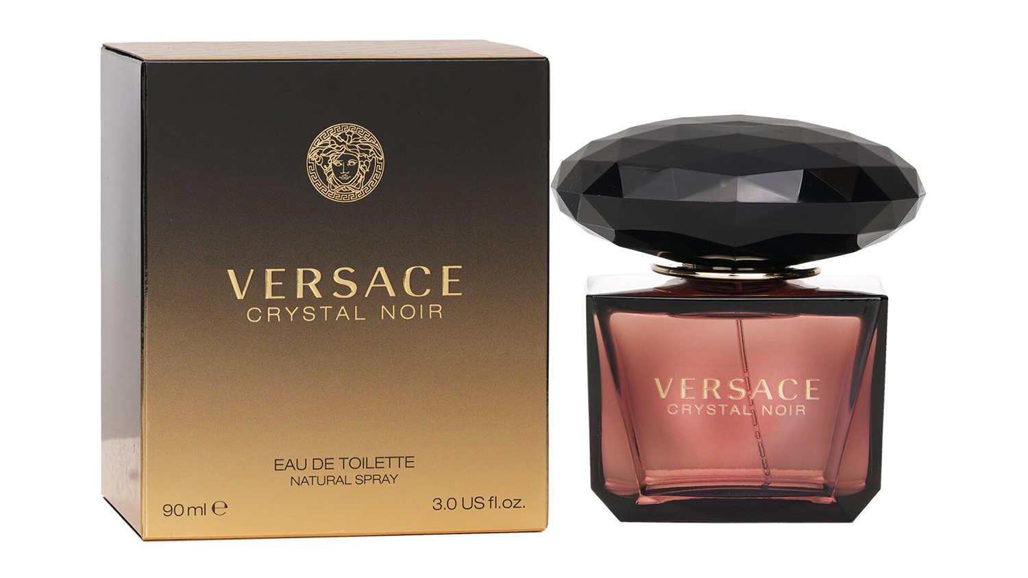 Versace Crystal Noir Eau De Toilette Spray - 90ml/3oz