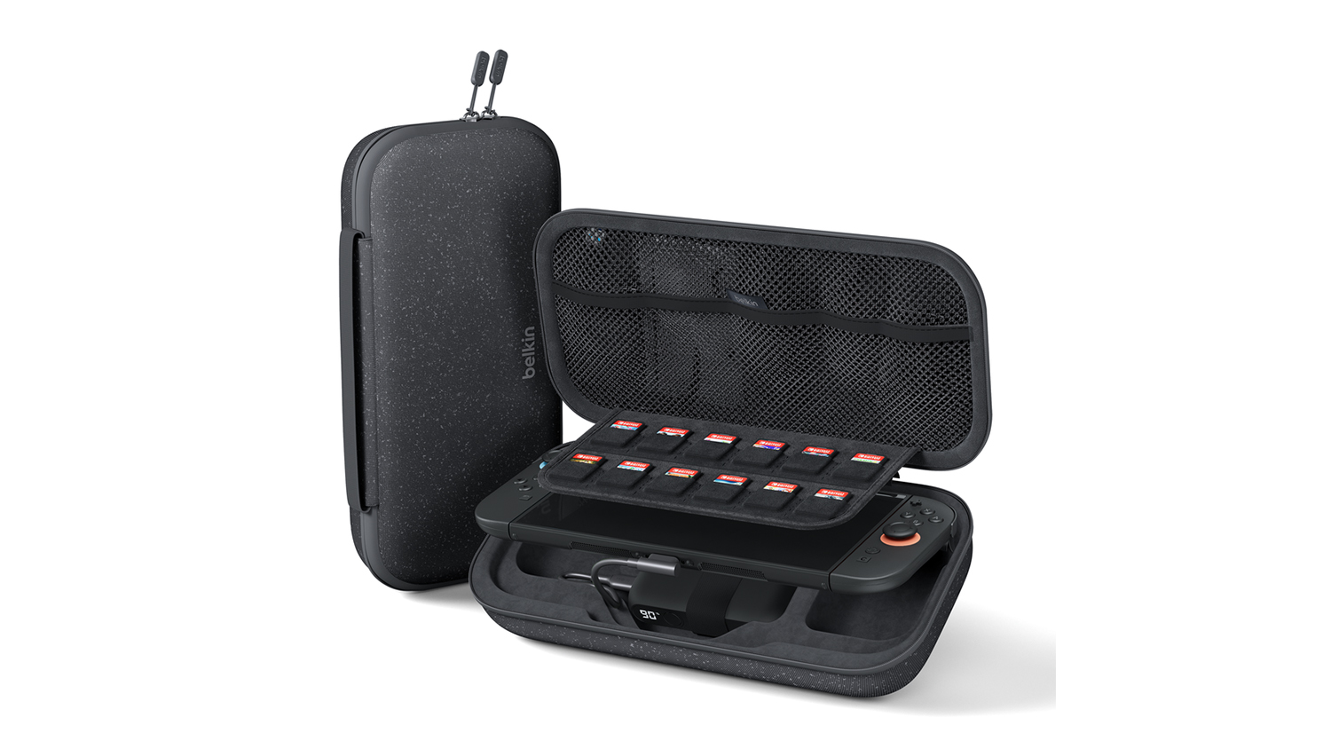 Charging Case for Nintendo Switch 2 in sleek charcoal colour