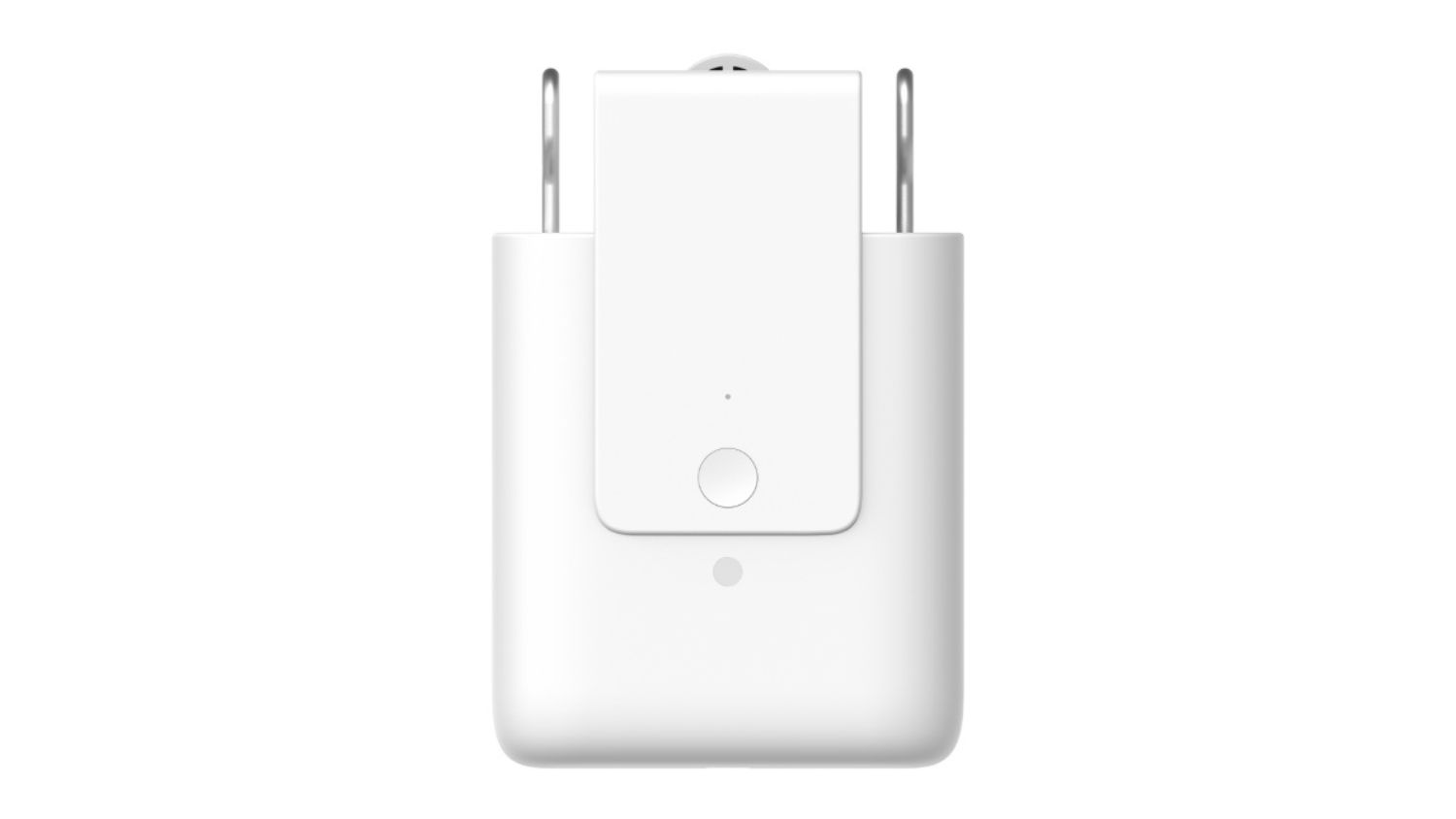 A front view of the Aqara Curtain Driver E1 smart curtain opener